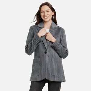 NWT Women's Relaxed Fit Blazer - Universal Thread Gray